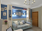 Детская комната в трехкомнатной квартире. г.Екатеринбург. Эскизы