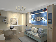 Детская комната в трехкомнатной квартире. г.Екатеринбург. Эскизы