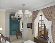 Комната бабушки в частном доме. Эскиз