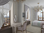 Комната бабушки в частном доме. Эскиз.